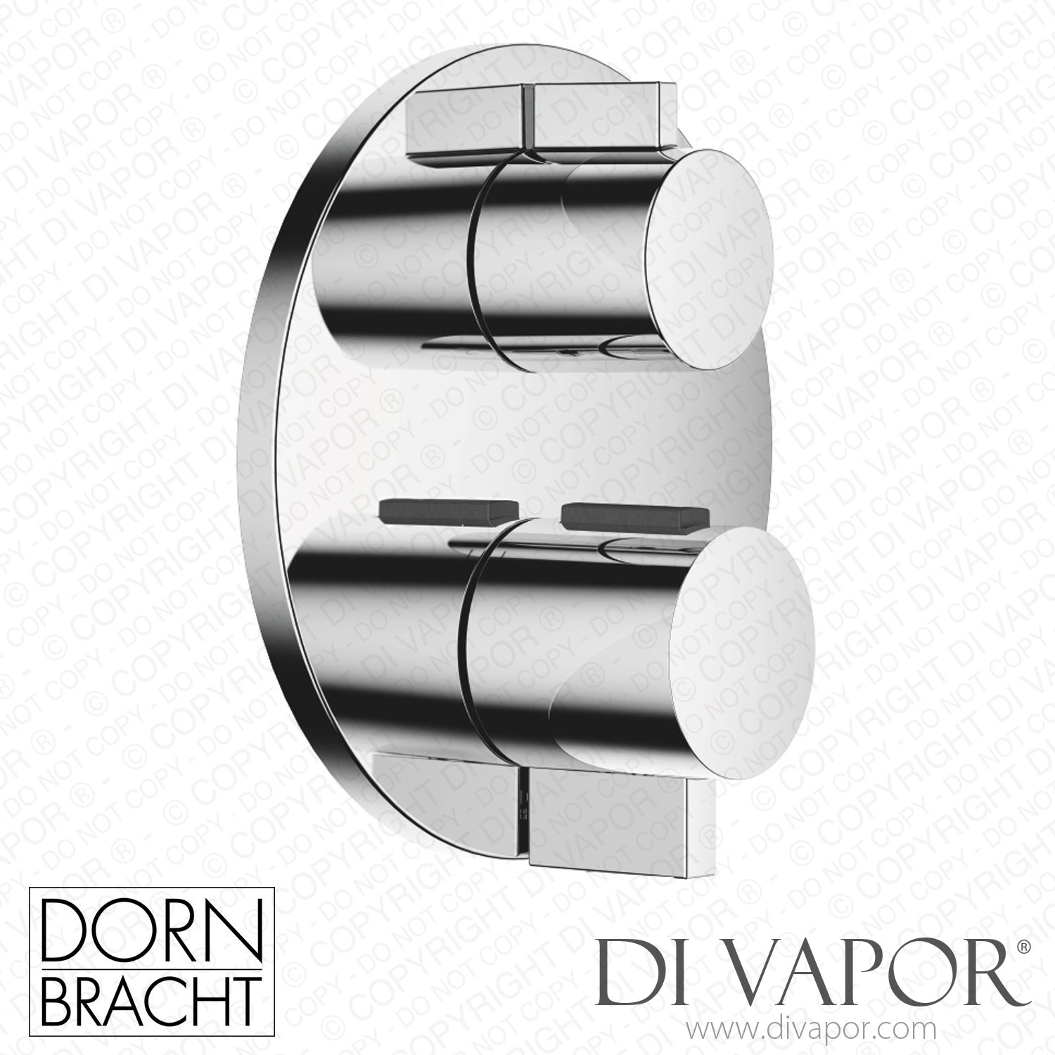 Dornbracht Series Specific Concealed Thermostat with OneWay Volume