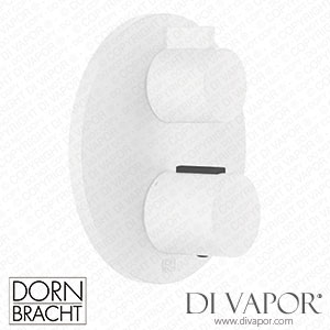 Dornbracht Series Specific Concealed Thermostat with One Function Volume Control - Matte White 36 425 970-10 Spare Parts