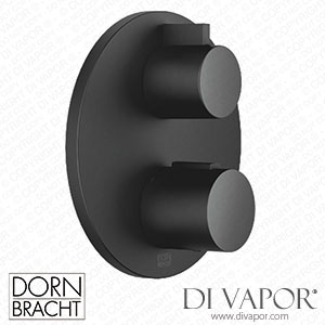 Dornbracht Series Specific Concealed Thermostat with One Function Volume Control - Matte Black 36 425 970-33 Spare Parts