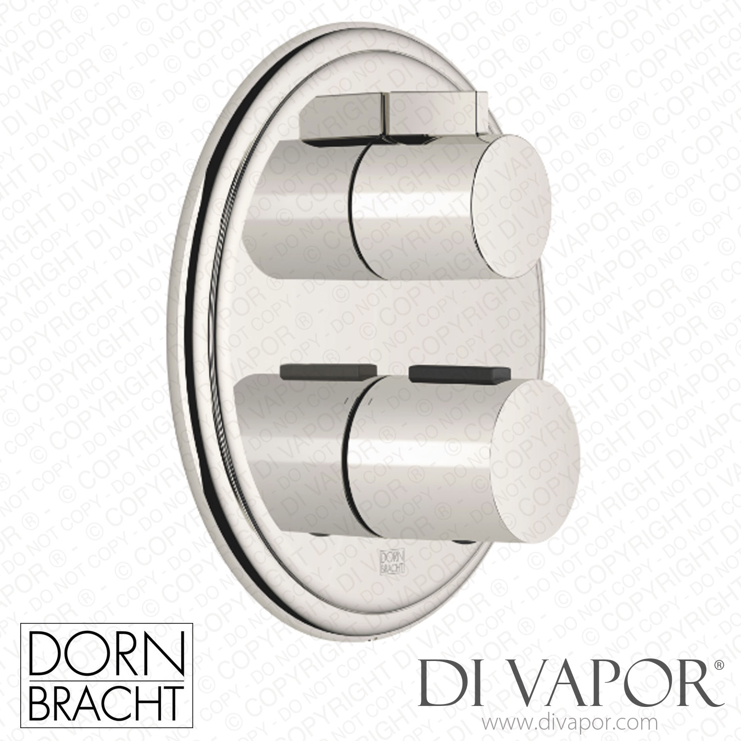 Dornbracht Madison Concealed Thermostat with One Function Volume