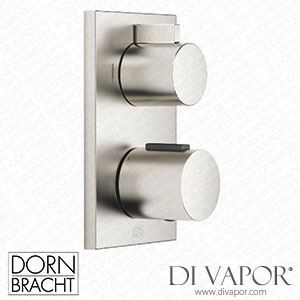 Dornbracht Series Specific Concealed Thermostat with Two Function Volume Control - Brushed Platinum 36 426 670-06 Spare Parts