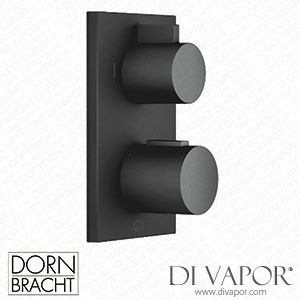 Dornbracht Series Specific Concealed Thermostat with Two Function Volume Control - Matte Black 36 426 670-33 Spare Parts