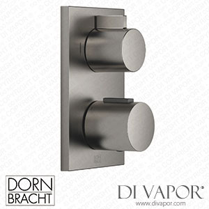 Dornbracht Series Specific Concealed Thermostat with Two Function Volume Control - Brushed Dark Platinum 36 426 670-99 Spare Parts