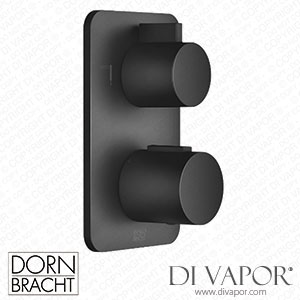 Dornbracht Liss? Concealed Thermostat with Two Function Volume Control - Matte Black 36 426 845-33 Spare Parts