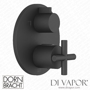Dornbracht Tara Concealed Thermostat with Two Function Volume Control - Matte Black 36 426 892-33 Spare Parts