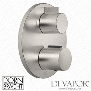 Dornbracht Series Specific Concealed Thermostat with Two Function Volume Control - Brushed Platinum 36 426 970-06 Spare Parts