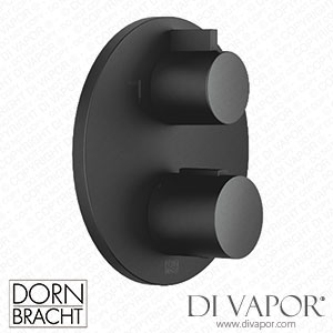Dornbracht Series Specific Concealed Thermostat with Two Function Volume Control - Matte Black 36 426 970-33 Spare Parts