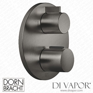 Dornbracht Series Specific Concealed Thermostat with Two Function Volume Control - Brushed Dark Platinum 36 426 970-99 Spare Parts