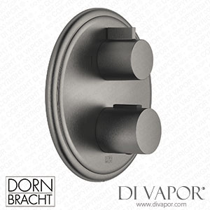 Dornbracht Madison Concealed Thermostat with Two Function Volume Control - Brushed Dark Platinum 36 426 977-99 Spare Parts