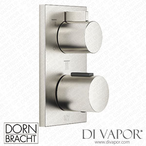 Dornbracht Series Specific Concealed Thermostat with Three Function Volume Control - Brushed Platinum 36 427 670-06 Spare Parts