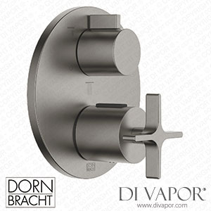 Dornbracht Vaia Concealed Thermostat with Three Function Volume Control - Brushed Dark Platinum 36 427 809-99 Spare Parts