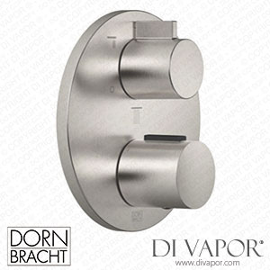 Dornbracht Series Specific Concealed Thermostat with Three Function Volume Control - Brushed Platinum 36 427 970-06 Spare Parts