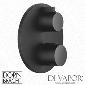 Dornbracht Series Specific Concealed Thermostat with Three Function Volume Control - Matte Black 36 427 970-33 Spare Parts