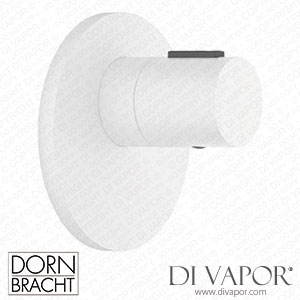 Dornbracht Series Specific xTool Concealed Thermostat without Volume Control 1/2 - Matte White 36 501 979-10 Spare Parts
