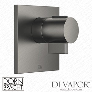 Dornbracht Series Specific xTool Concealed Thermostat without Volume Control 1/2 - Brushed Dark Platinum 36 501 985-99 Spare Parts