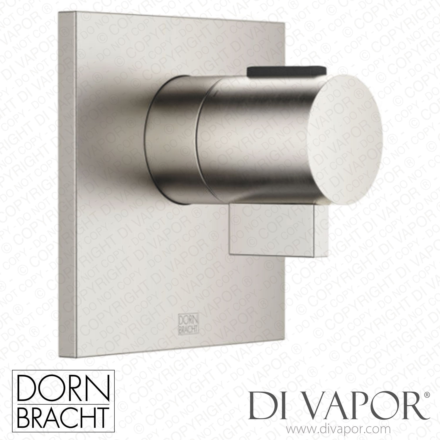 Dornbracht Series Specific xTool Concealed Thermostat without Volume Control 3/4 - Brushed Platinum 36 503 985-06 Spare Parts
