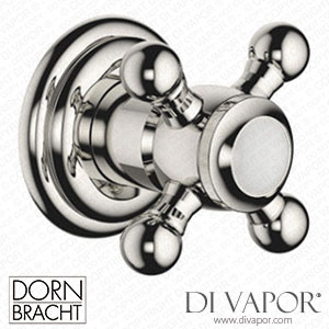 Dornbracht Madison Wall Valve Clockwise Closing 1/2 - Platinum 36 607 361-08 Spare Parts