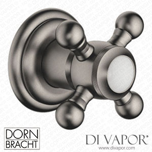 Dornbracht Madison Wall Valve Clockwise Closing 1/2 - Brushed Dark Platinum 36 607 361-99 Spare Parts