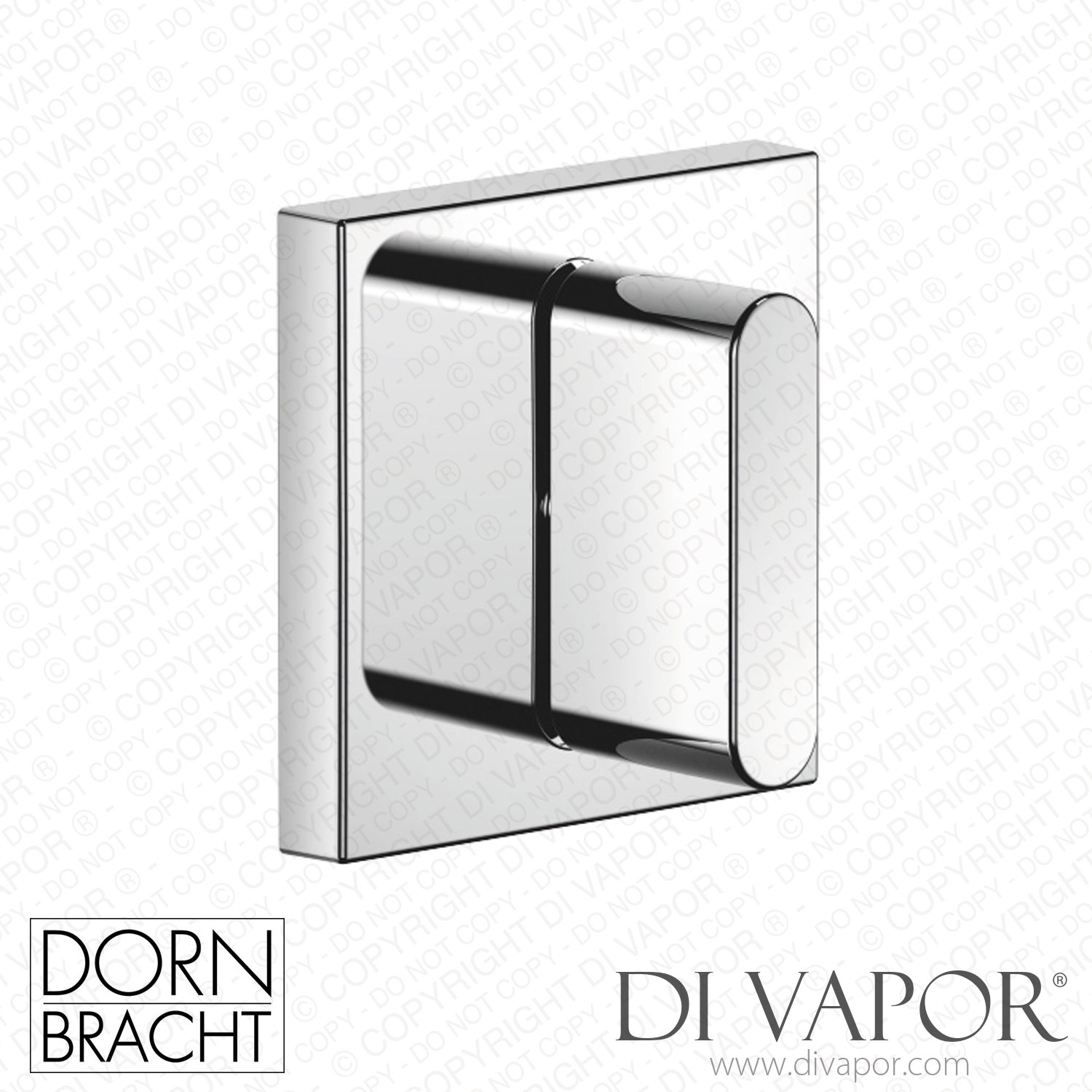 Dornbracht Cl.1 Volume Control ClockwiseClosing 1/2 Chrome 36 607