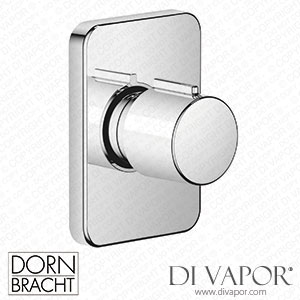 Dornbracht Lulu Volume Control Clockwise-Closing 1/2 - Chrome 36 607 710-00 Spare Parts