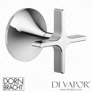 Dornbracht Vaia Volume Control Clockwise-Closing 1/2 - Chrome 36 607 809-00 Spare Parts
