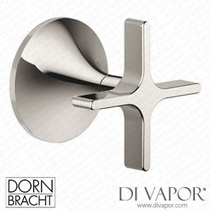 Dornbracht Vaia Wall Valve Clockwise Closing 1/2 - Platinum 36 607 809-08 Spare Parts