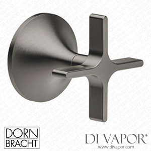 Dornbracht Vaia Wall Valve Clockwise Closing 1/2 - Brushed Dark Platinum 36 607 809-99 Spare Parts