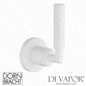 Dornbracht Tara Wall Valve Clockwise Closing 1/2 - Matte White 36 607 882-10 Spare Parts