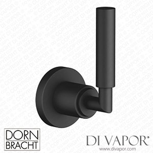 Dornbracht Tara Wall Valve Clockwise Closing 1/2 - Matte Black 36 607 882-33 Spare Parts