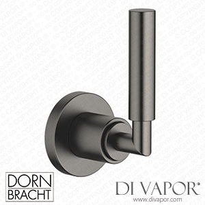 Dornbracht Tara Wall Valve Clockwise Closing 1/2 - Brushed Dark Platinum 36 607 882-99 Spare Parts