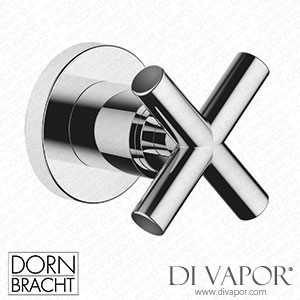 Dornbracht Tara Volume Control Clockwise-Closing 1/2 - Chrome 36 607 892-00 Spare Parts
