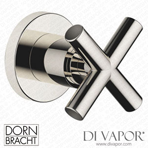 Dornbracht Tara Wall Valve Clockwise Closing 1/2 - Platinum 36 607 892-08 Spare Parts