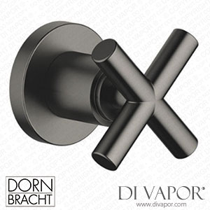 Dornbracht Tara Wall Valve Clockwise Closing 1/2 - Brushed Dark Platinum 36 607 892-99 Spare Parts
