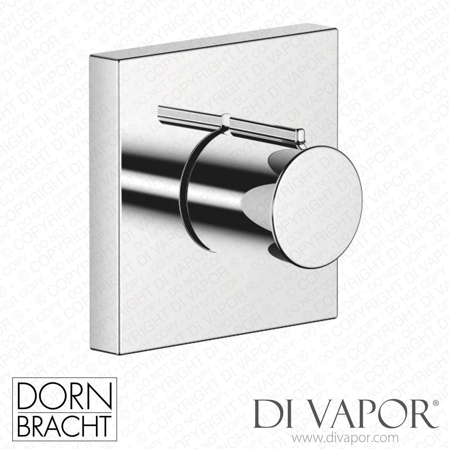 Dornbracht Symetrics Volume Control CounterClockwise Closing 1/2