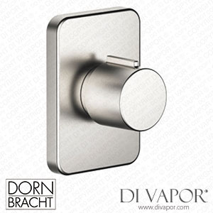 Dornbracht Lulu Wall Valve Clockwise Closing 3/4 - Brushed Platinum 36 608 710-06 Spare Parts