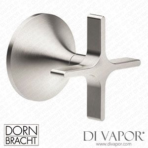 Dornbracht Vaia Wall Valve Clockwise Closing 3/4 - Brushed Platinum 36 608 809-06 Spare Parts