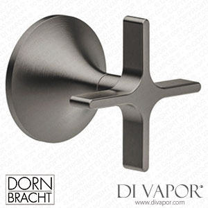 Dornbracht Vaia Wall Valve Clockwise Closing 3/4 - Brushed Dark Platinum 36 608 809-99 Spare Parts