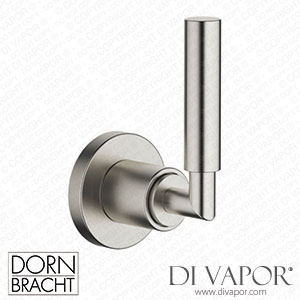 Dornbracht Tara Wall Valve Clockwise Closing 3/4 - Brushed Platinum 36 608 882-06 Spare Parts