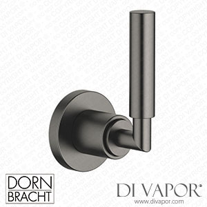 Dornbracht Tara Wall Valve Clockwise Closing 3/4 - Brushed Dark Platinum 36 608 882-99 Spare Parts