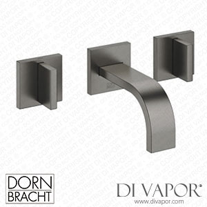 Dornbracht Mem Wall-Mounted Basin Mixer without Pop-Up Waste - Brushed Dark Platinum 36 702 782-99 Spare Parts