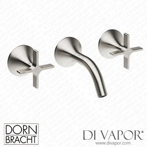 Dornbracht Vaia Wall-Mounted Basin Mixer without Pop-Up Waste - Brushed Platinum 36 702 809-06 Spare Parts