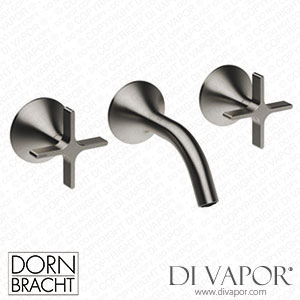 Dornbracht Vaia Wall-Mounted Basin Mixer without Pop-Up Waste - Brushed Dark Platinum 36 702 809-99 Spare Parts