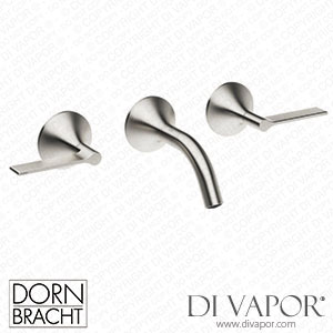 Dornbracht Vaia Wall-Mounted Basin Mixer without Pop-Up Waste - Brushed Platinum 36 702 819-06 Spare Parts