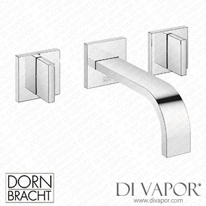 Dornbracht Wall Mounted Three Hole Tap Mixer without Drain 36707782 000010 Spare Parts