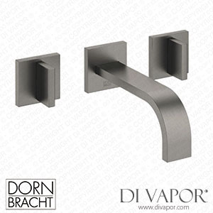 Dornbracht Mem Wall-Mounted Basin Mixer without Pop-Up Waste - Brushed Dark Platinum 36 707 782-99 Spare Parts