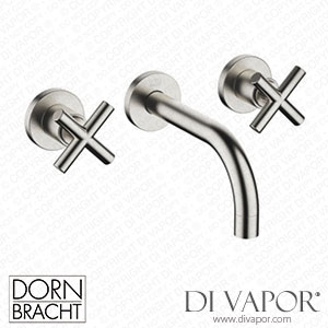 Dornbracht Tara Wall-Mounted Basin Mixer without Pop-Up Waste - Brushed Platinum 36 707 892-06 Spare Parts