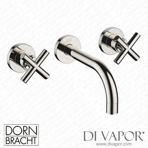 Dornbracht Tara Wall-Mounted Basin Mixer without Pop-Up Waste - Platinum 36 707 892-08 Spare Parts