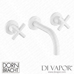 Dornbracht Tara Wall-Mounted Basin Mixer without Pop-Up Waste - Matte White 36 707 892-10 Spare Parts