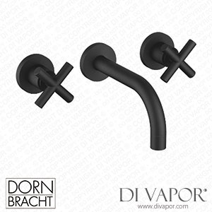 Dornbracht Tara Wall-Mounted Basin Mixer without Pop-Up Waste - Matte Black 36 707 892-33 Spare Parts