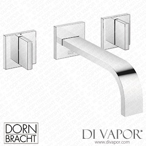 Dornbracht Wall Mounted Three Hole Tap Mixer without Drain 36712782 000010 Spare Parts